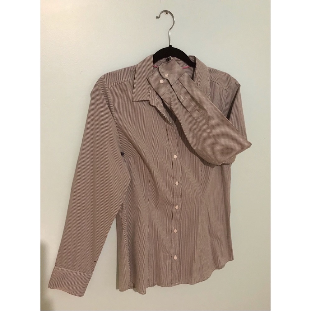 Vera Wang Striped Dress Shirt